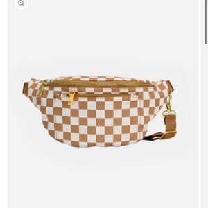 Fawn Design Checkered Fanny Pack